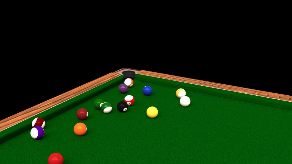 Test rigid body on pool-table preview image 2